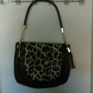 Leopard Shoulder Purse